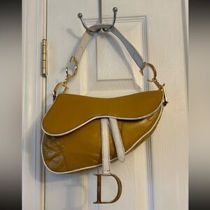 Christian Dior saddle bag vintage -tan